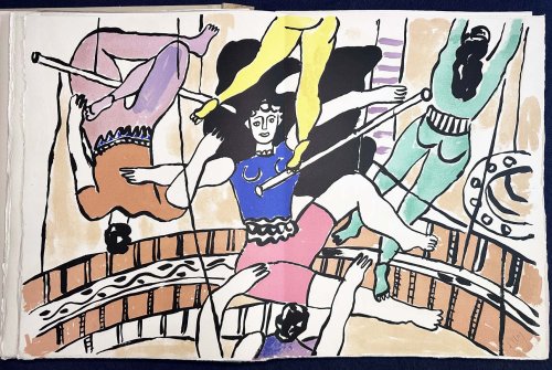Leger CIRQUE 1950. Manuscript with 63 lithographs by Leger.
